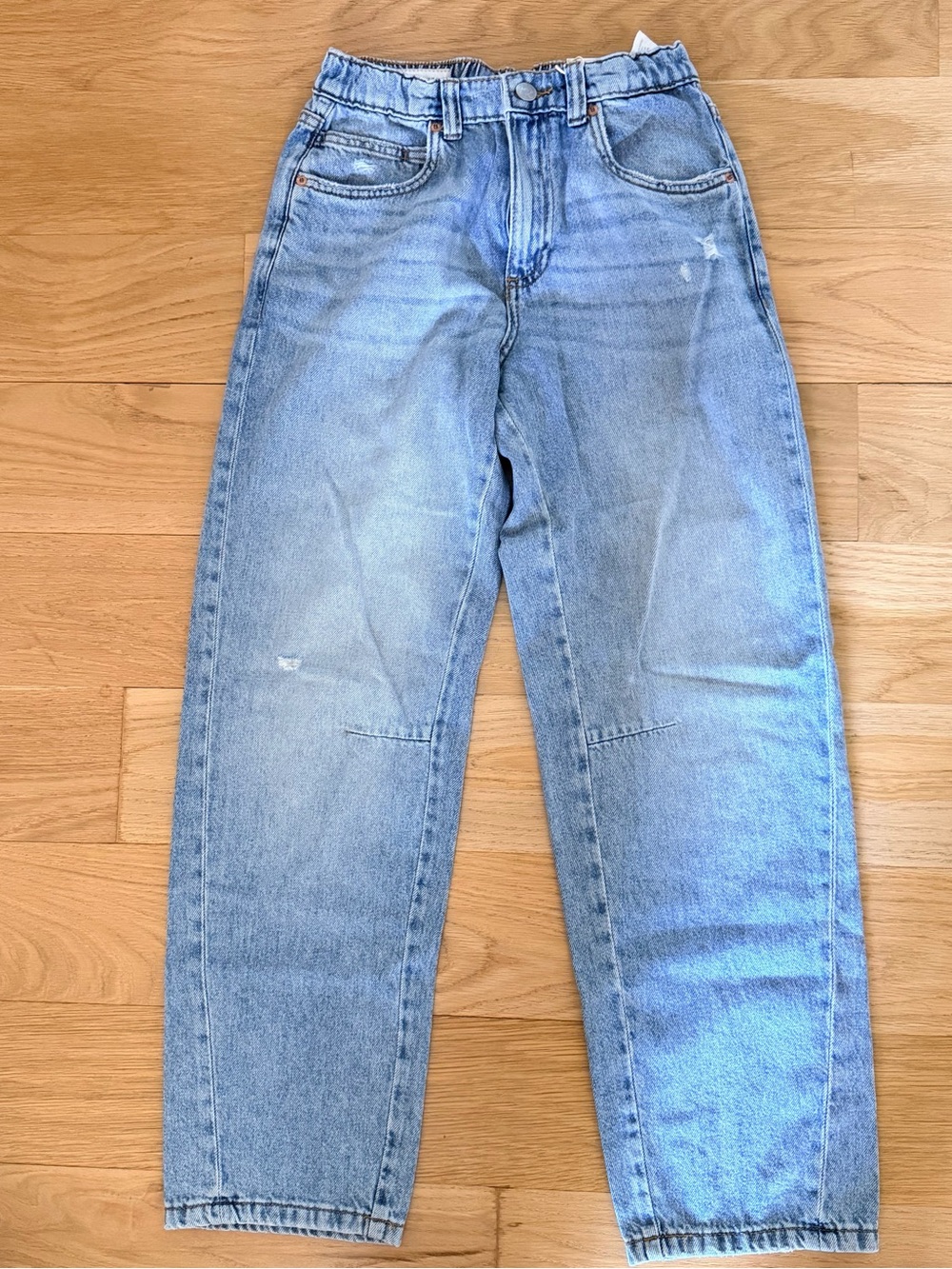 Zara Boys Light Blue Baggy Fit Jeans Sz 13-14 NWT